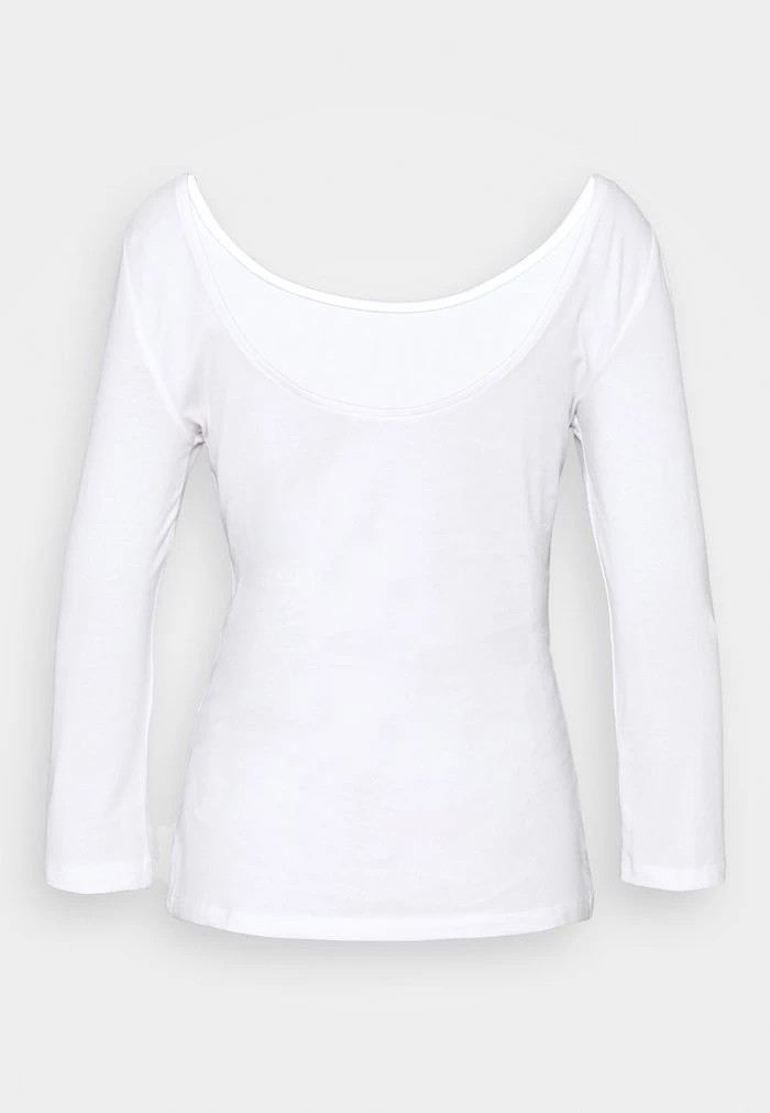 T-Shirt ANNA FIELD Anna Field Long Sleeved Top Blanche Femme | OJZ-6842589